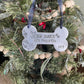 K9 Bane hand stamped dog bone ornament. This ornament will shine bright on your tree this holiday season.
