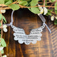 Angel wing ornament loss of a loved one Angel baby ornament first Christmas in heaven memorial ornament memorial mirror dangle