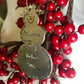 Snowman ornament • hand stamped, metal snowman • family Christmas ornament • snowmen • family names • kids names • pet names • 2023 ornament