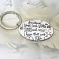 Memorial key ring remembrance gift loss of a loved one in heaven sympathy key ring memorial key ring message from heaven