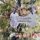 K9 Bane hand stamped dog bone ornament. This ornament will shine bright on your tree this holiday season.