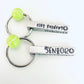Personalized Senior key chain senior 2023 tennis gift hand stamped metal key chain high school senior gift personalized tennis Senior gift