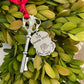 Santa Key ornament hand stamped personalized key House warming gift realtor gifts 2022 key ornament Santa’s magical key realtor ornament