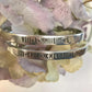 Cuff bracelet Birth date special date wedding date anniversary engagement gift Roman Numerals bridesmaid gift birth dates kids names