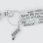School bus driver gift • bus driver key ring • school bus driver key chain • hand stamped bus key ring • bus driver end of school gift