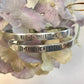 Cuff bracelet Birth date special date wedding date anniversary engagement gift Roman Numerals bridesmaid gift birth dates kids names