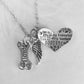 Fur baby memorial necklace loss of a beloved pet furbaby grief mourning pet memorial necklace in memory of pet necklace name necklace pet