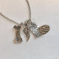 Fur baby memorial necklace loss of a beloved pet furbaby grief mourning pet memorial necklace in memory of pet necklace name necklace pet
