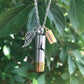 Bullet urn cremation hunter's ashes memorial keepsake urn deerly missed hunting urn deer hunter husband's ashes grandpa hunting urn