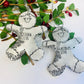 Gingerbread hand stamped personalized ornament Christmas 2021 ornament gingerbread boy gingerbread girl teacher ornament handmade ornaments