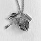 Soul mate key to my heart urn necklace lock and key necklace urn for ashes urn cremation Dad boyfriend loss of a soulmate husband urn wife