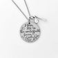 Love you to centerfield fence hand stamped stainless softball necklace softball gift softball team jewelry softball pitcher catcher
