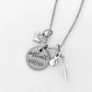 Softball mom necklace baseball mom hand stamped sports jewelry t ball mom little League baseball mom necklace