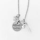 Softball mom necklace baseball mom hand stamped sports jewelry t ball mom little League baseball mom necklace