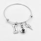 Pet memorial dog urn stainless bracelet urn pet urn jewelry loss of a furbaby pet ashes pet urn cremation puppy urn dog urn