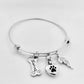Pet memorial dog urn stainless bracelet urn pet urn jewelry loss of a furbaby pet ashes pet urn cremation puppy urn dog urn