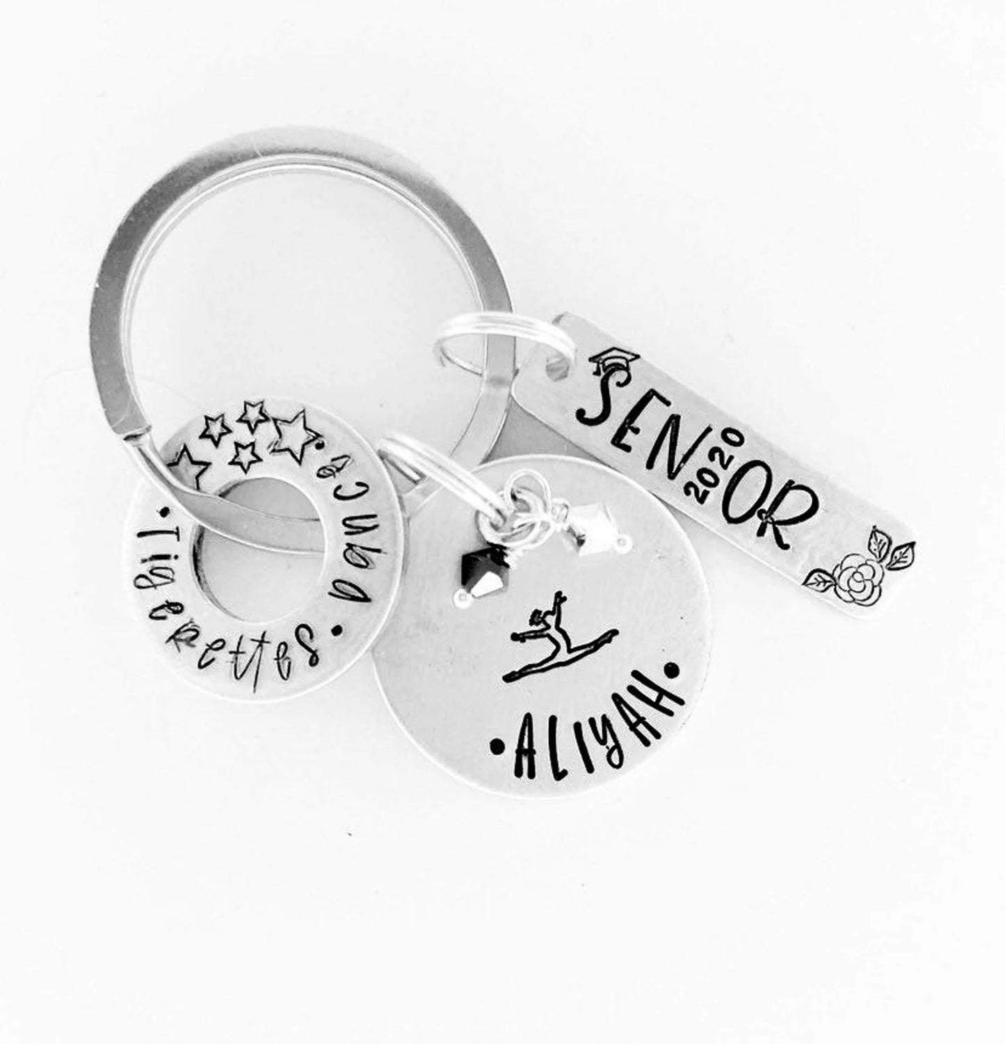 Dance team gift senior 2023 dance team school spirit key chain dancer key ring dance team coaches gift