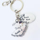 Dance mom key ring • Dance mom gift • dance mom key chain • Dance key ring • Dance teacher instructor gift • ballerina • dance bag tag