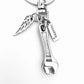 Wrench urn cremation key chain urn for him memorial wrench Carpenters urn ashes key ring urn for dad memorial vial for ashes
