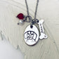 Personalized Beagle mom gift custom Beagle pendant dog bone mom necklace dog mama necklace dog breed necklace I love Beagles