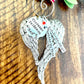 Firefighter EOW memorial ornament my hero angel wing ornament loss of a fireman christmas in heaven end of watch memorial ornament