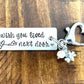Miss you gift I wish you lived next door key chain Bestie gift long distance friends gift Friends forever long distance relationship