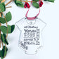 Baby's first Christmas Ornament 2021 hand stamped personalized baby stats ornament 1st baby ornament new mom gift baby shower gift new baby