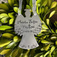 Personalized baptism gift christening gift for godchild custom hand stamped Baptism ornament religious ornament Baptism gift for godchild