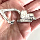 Excavator urn Bulldozer cremation key chain personalized heavy equipment operator urn backhoe urn ashes construction equipment urn ashes