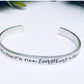 It’s fine I’m fine everything is fine hand stamped bracelet introvert gift sarcastic bracelet fun gift birthday gift for her I’m fine