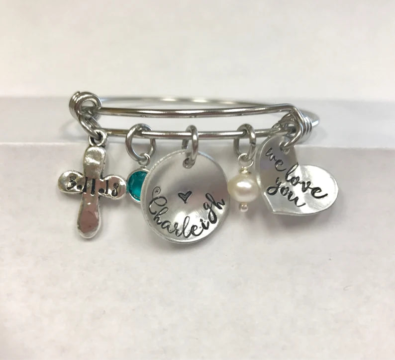 First Communion bracelet • Baptism bracelet • Child's Holy communion • First Confirmation little girl gift • Baptism gift for girl