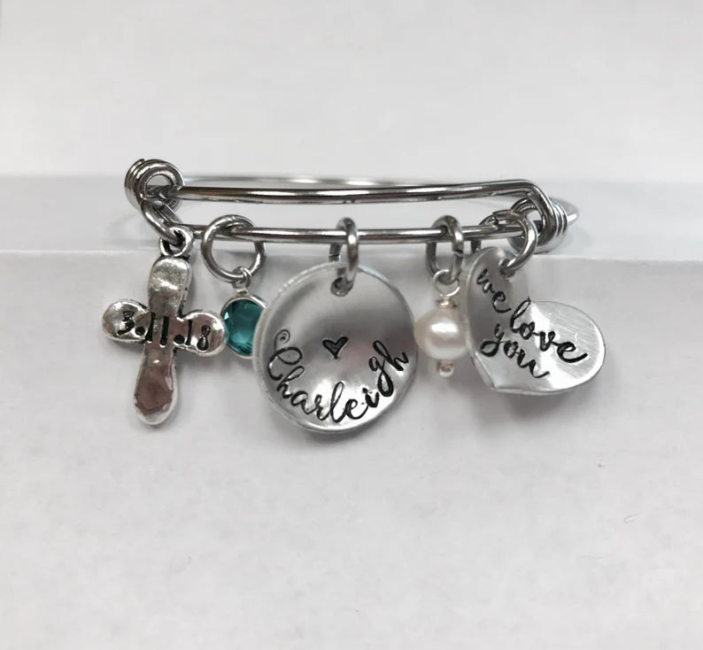 First Communion bracelet • Baptism bracelet • Child's Holy communion • First Confirmation little girl gift • Baptism gift for girl