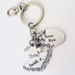 Dance mom key ring • Dance mom gift • dance mom key chain • Dance key ring • Dance teacher instructor gift • ballerina • dance bag tag