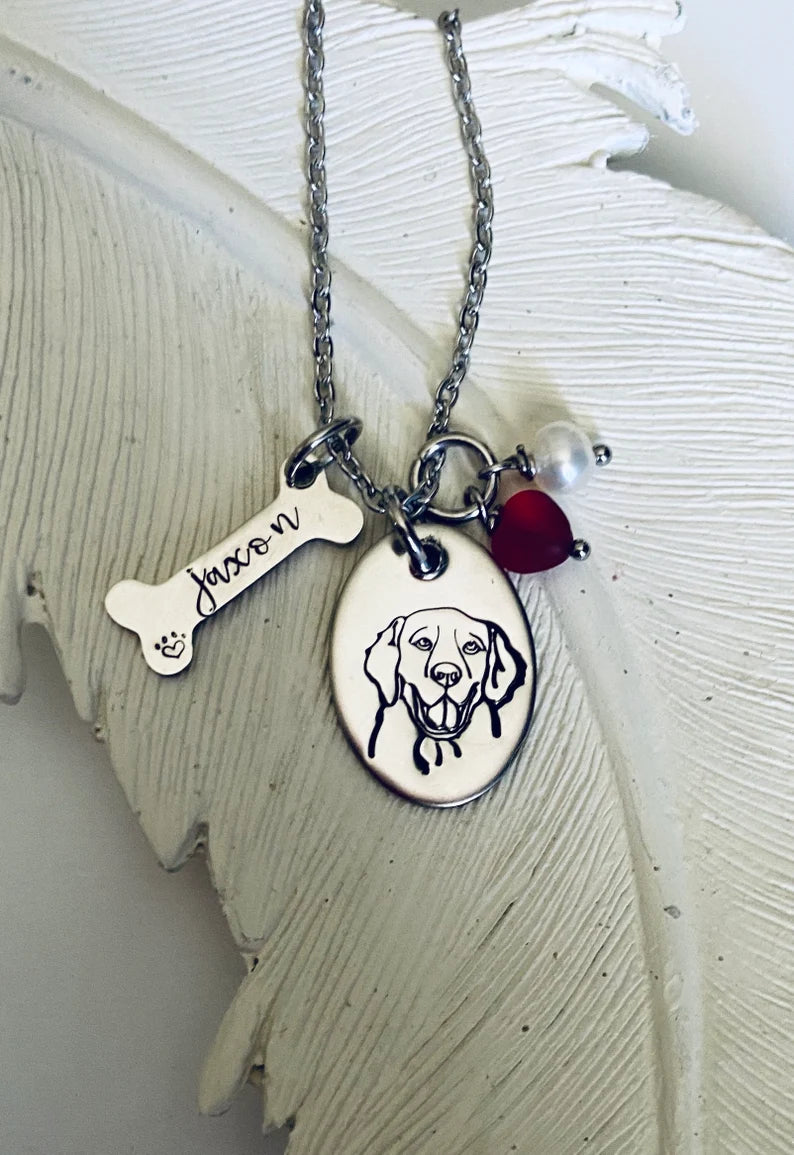 Golden retriever pendant Golden mom golden retriever dog mom necklace dog mama necklace dog breed necklace Golden retriever lover