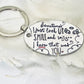 Memorial key ring remembrance gift loss of a loved one in heaven sympathy key ring memorial key ring message from heaven