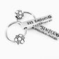 Personalized soccer Senior key chain senior 2024 soccer gift hand stamped metal key ring high school senior gift personalized Senior gift