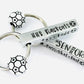 Personalized soccer Senior key chain senior 2024 soccer gift hand stamped metal key ring high school senior gift personalized Senior gift