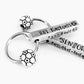 Personalized soccer Senior key chain senior 2024 soccer gift hand stamped metal key ring high school senior gift personalized Senior gift