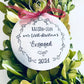 Our first Christmas engaged our first Christmas Engagement ornament personalized engagement ornament 2022 engaged this Christmas