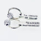 Personalized volleyball senior 2023 key chain volleyball gift hand stamped metal key ring high school senior gift personalized Senior gift