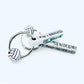 Personalized volleyball senior 2023 key chain volleyball gift hand stamped metal key ring high school senior gift personalized Senior gift